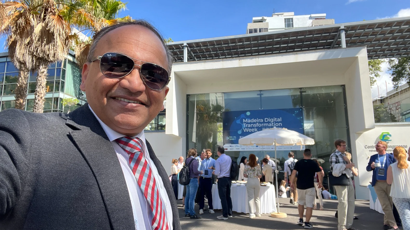 Paresh Rathod at an international digital transformation event